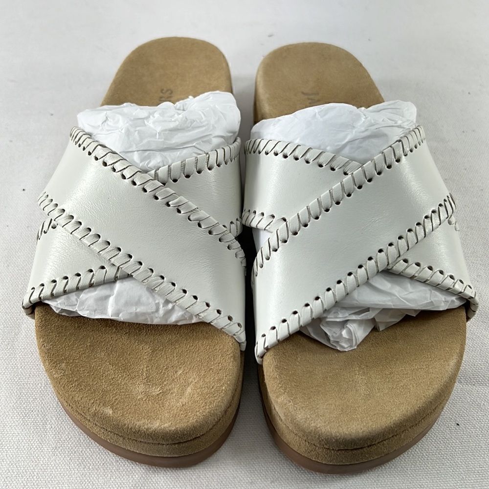 Jack Rogers Lexi Criss-Cross Sandals White size 5 - Picture 2 of 5